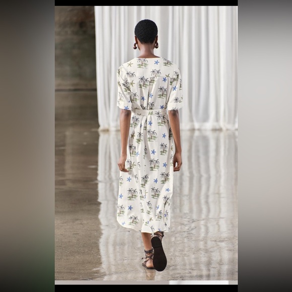 Zara printed dress - Picture 3 of 6